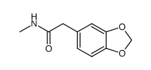 (3,4-methylenedioxy)phenyl-N-methylacetamide结构式