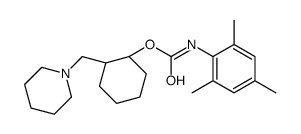 [(1R,2S)-2-(piperidin-1-ylmethyl)cyclohexyl] N-(2,4,6-trimethylphenyl)carbamate结构式