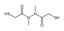 N,N'-dimethyl-N,N'-bis(mercaptoacetyl)hydrazine Structure