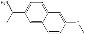 (1S)-1-(6-METHOXY(2-NAPHTHYL))ETHYLAMINE Structure