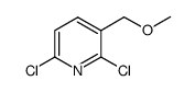 2,6-二氯-3-(甲氧基甲基)吡啶结构式