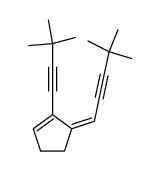 (Z)-1-(3,3-dimethylbut-1-yn-1-yl)-5-(4,4-dimethylpent-2-yn-1-ylidene)cyclopent-1-ene Structure