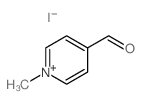 4-甲酰基-1-甲基吡啶-1-鎓碘化物结构式