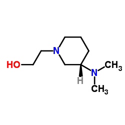 2-[(3S)-3-(Dimethylamino)-1-piperidinyl]ethanol Structure