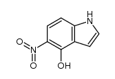 4-hydroxy-5-nitroindole Structure