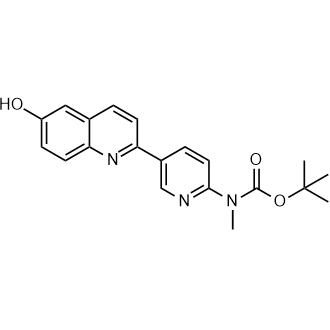 6-Hydroxy-2-[6-[N-(tert-butoxycarbonyl)-N-methylamino]pyridin-3-yl]quinoline picture