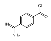 Benzoyl chloride, 4-(aminoiminomethyl)- (9CI) Structure