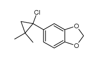 5-(1-chloro-2,2-dimethylcyclopropyl)benzo[d][1,3]dioxole Structure