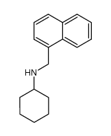 N-(naphthalen-1-ylmethyl)cyclohexanamine Structure