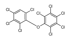 1,2,3,4,5-pentachloro-6-(2,3,4,6-tetrachlorophenoxy)benzene结构式