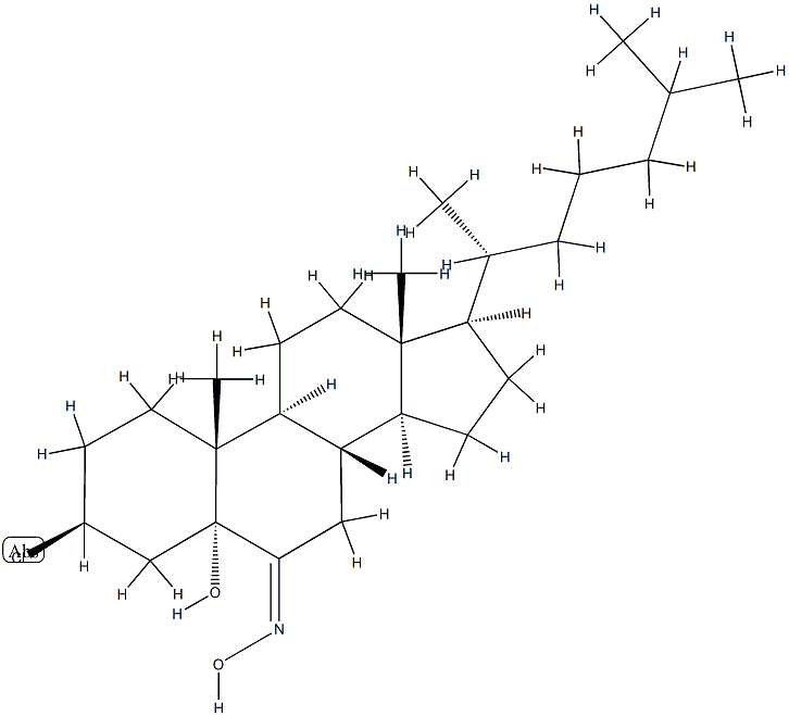 3β-Chloro-5-hydroxy-5α-cholestan-6-one oxime picture