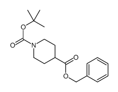 BENZYL N-BOC-4-PIPERIDINECARBOXYLATE structure