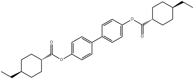 (反式,反式)-4-乙基环己烷羧酸 [1,1'-联苯]-4,4'-二基酯图片