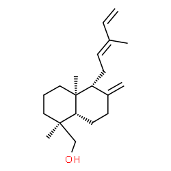 (1S,8aβ)-Decahydro-1,4aα-dimethyl-6-methylene-5α-[(E)-3-methylpenta-2,4-dienyl]-1-naphthalenemethanol Structure