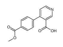 4-(4-methoxycarbonylphenyl)pyridine-3-carboxylic acid Structure