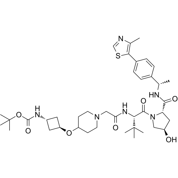 (S,R,S)-AHPC-Boc-trans-3-aminocyclobutanol-Pip-CH2COOH picture