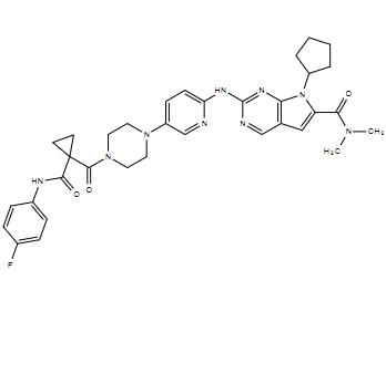 CDK4 inhibitor compound 12 structure