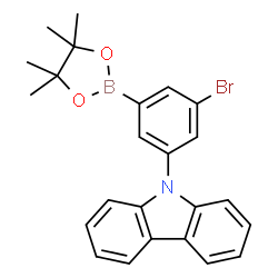 3-Bromo-5-(9H-carbazol-9-yl)-phenylboronic acid pinacol ester Structure