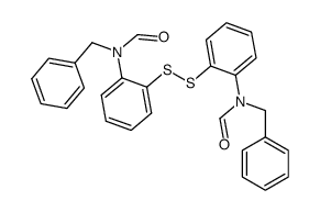 Bis-(2-(N-benzylformamido)-phenyl)-disulfid Structure