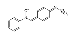 1-(4-azidophenyl)-N-phenylmethanimine oxide Structure