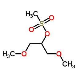 1,3-dimethoxypropan-2-yl Methanesulfonate Structure