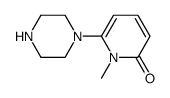 1-methyl-6-piperazin-1-yl-1H-pyridin-2-one Structure