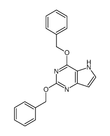 5H-Pyrrolo3,2-dpyrimidine, 2,4-bis(phenylmethoxy)-结构式