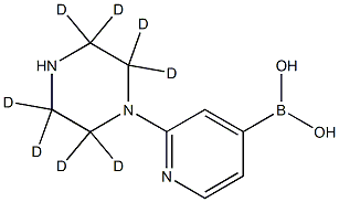 (2-(piperazin-1-yl-2,2,3,3,5,5,6,6-d8)pyridin-4-yl)boronic acid picture