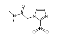 N,N-dimethyl-2-(2-nitroimidazol-1-yl)acetamide结构式