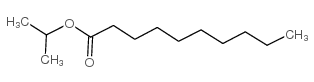 Isopropyl caprate Structure