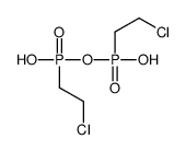 2-chloroethyl-[2-chloroethyl(hydroxy)phosphoryl]oxyphosphinic acid结构式