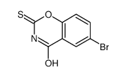 6-Bromo-2-thio-2H-1,3-benzoxazine-2,4(3H)-dione结构式