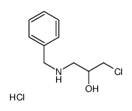 1-(Benzylamino)-3-chloro-2-propanol hydrochloride (1:1) Structure