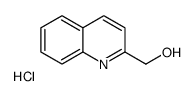 QUINOLIN-2-YLMETHANOL HYDROCHLORIDE结构式