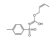 but-2-enyl N-(4-methylphenyl)sulfonylcarbamate Structure