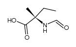 N-formyl-L-isovaline Structure