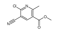 Methyl6-chloro-5-cyano-2-methylnicotinate picture