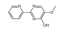 5-METHOXY-2-(2-PYRIDINYL)-4-PYRIMIDINOL结构式