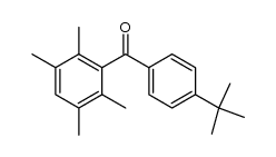 4'-tert-butyl-2,3,5,6-tetramethyl-benzophenone Structure