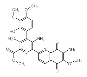 STREPTONIGRIN METHYL ESTER Structure