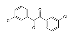 Ethanedione, bis(3-chlorophenyl)- structure