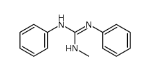 N-Methyl-N',N''-diphenylguanidin结构式