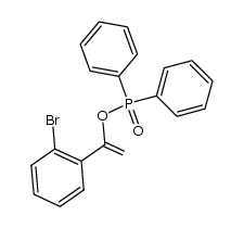 1-(2-bromophenyl)ethenyl diphenylphosphinate Structure