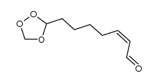 (Z)-7-(1,2,4-trioxolan-3-yl)-2-heptenal结构式