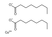 COPPER CAPRYLATE Structure