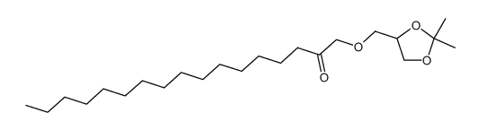 1-[(2,2-Dimethyl-1,3-dioxolan-4-yl)methoxy]-2-heptadecanone picture