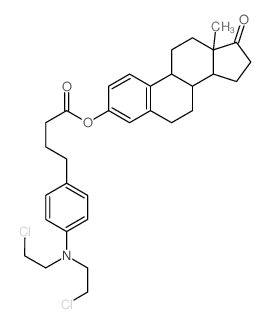 Estra-1,3,5(10)-trien-17-one,3-[4-[4-[bis(2-chloroethyl)amino]phenyl]-1-oxobutoxy]- (9CI) structure