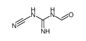 1-cyano-3-formylguanidine Structure