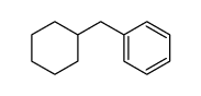 cyclohexylmethylbenzene结构式