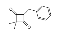 4-benzyl-2,2-dimethylcyclobutane-1,3-dione结构式